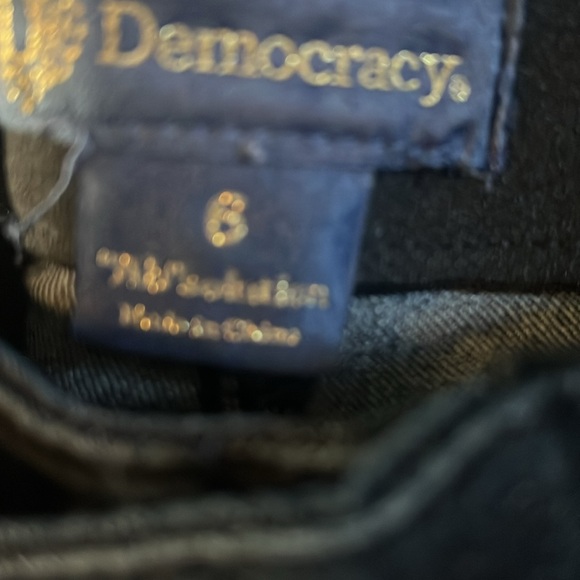 #228 ☑️ Democracy Dina Luxe Touch #288 Premium Ab Solutions Straight Leg Jean - Picture 9 of 13